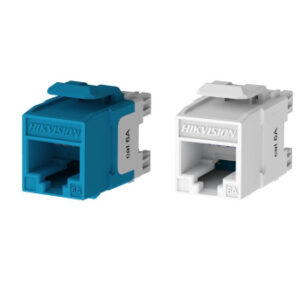hikvision cat6 unshielded 180° punch down keystone jack